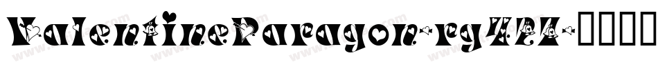 ValentineParagon-rg427字体转换