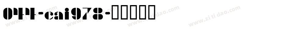 044-cai978字体转换