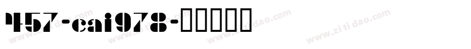 457-cai978字体转换