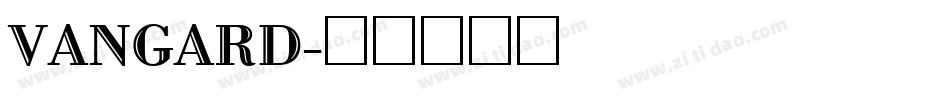 VANGARD字体转换