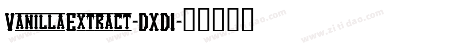 VanillaExtract-DXD1字体转换
