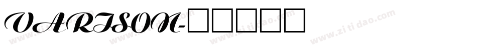 VARISON字体转换