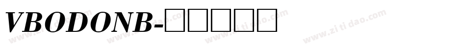 VBODONB字体转换