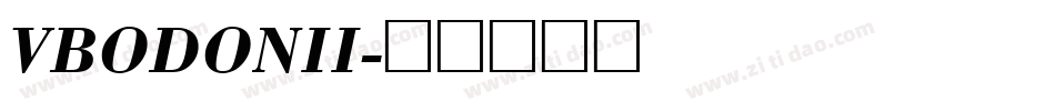 VBODONII字体转换