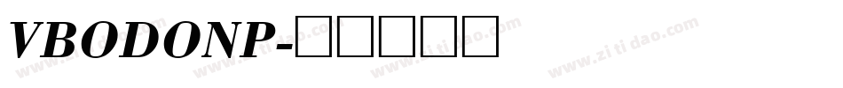 VBODONP字体转换