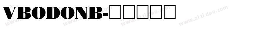 VBODONB字体转换