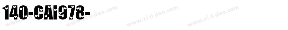 140-CAI978字体转换