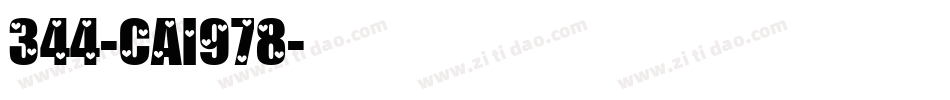 344-CAI978字体转换