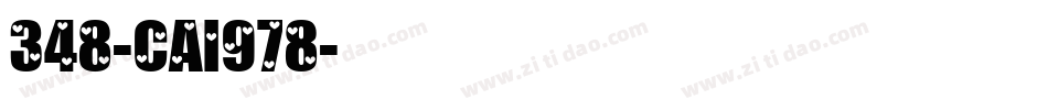 348-CAI978字体转换