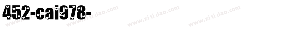 452-cai978字体转换