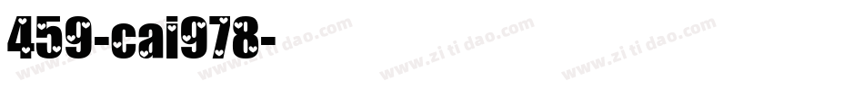 459-cai978字体转换