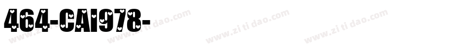 464-CAI978字体转换