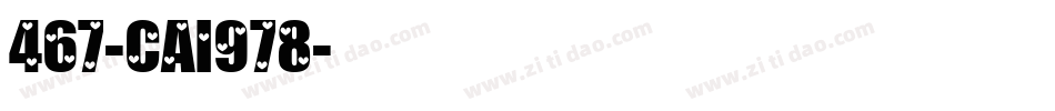 467-CAI978字体转换