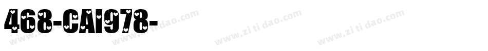 468-CAI978字体转换