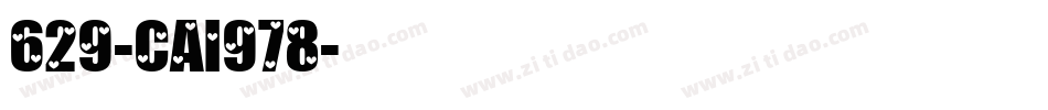 629-CAI978字体转换