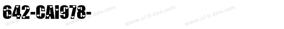 642-CAI978字体转换