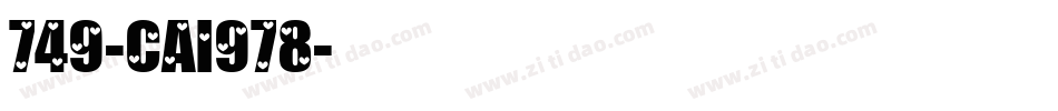 749-CAI978字体转换