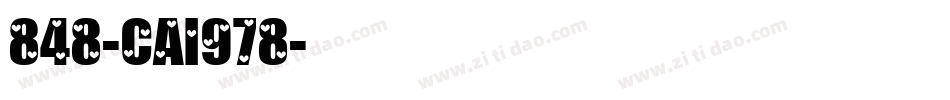848-CAI978字体转换