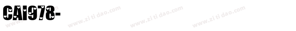 CAI978字体转换