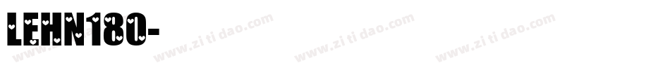 LEHN180字体转换