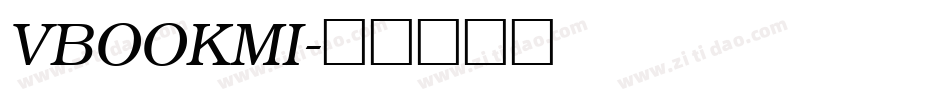 VBOOKMI字体转换