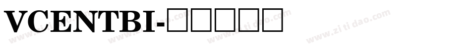 VCENTBI字体转换