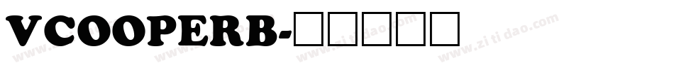 VCOOPERB字体转换