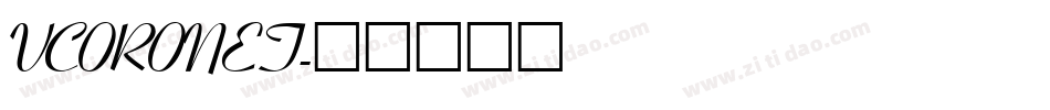 VCORONET字体转换