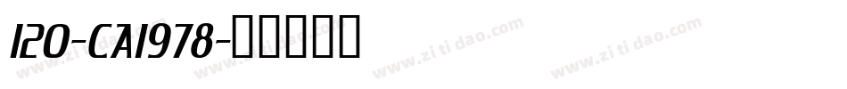 120-CAI978字体转换