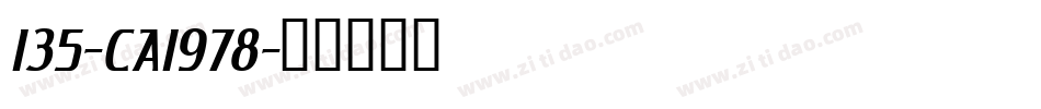 135-CAI978字体转换