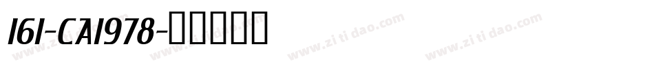 161-CAI978字体转换