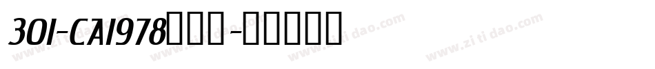301-CAI978转换器字体转换