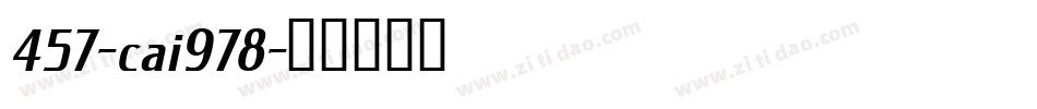 457-cai978字体转换
