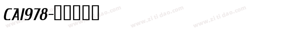 CAI978字体转换