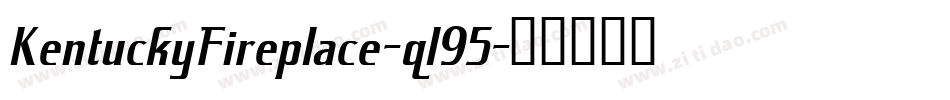 KentuckyFireplace-q195字体转换