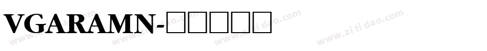VGARAMN字体转换
