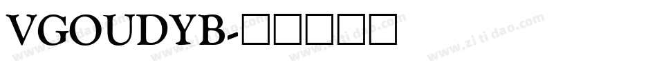 VGOUDYB字体转换