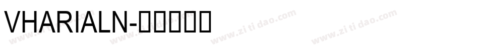 VHARIALN字体转换