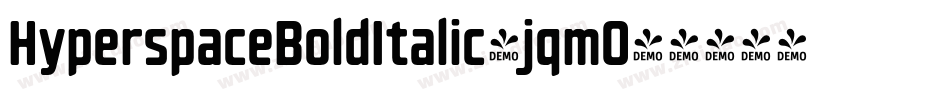 HyperspaceBoldItalic-jqm0字体转换