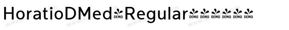 HoratioDMed-Regular字体转换
