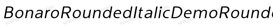 BonaroRoundedItalicDemoRoundedItalic-0WvMP字体转换