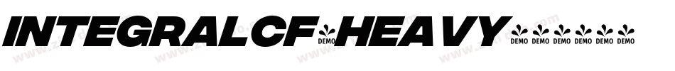 INTEGRALCF-HEAVY字体转换