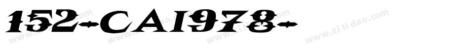 152-CAI978字体转换