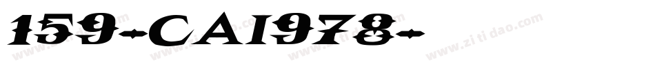 159-CAI978字体转换