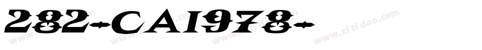 282-CAI978字体转换