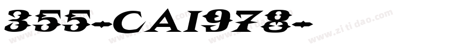 355-CAI978字体转换