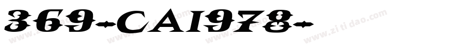 369-CAI978字体转换