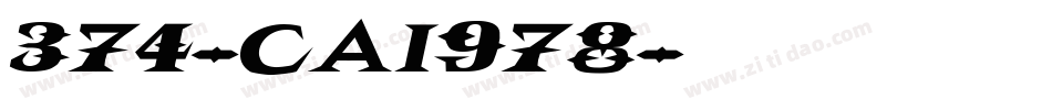 374-CAI978字体转换