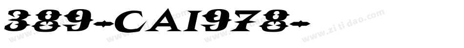 389-CAI978字体转换