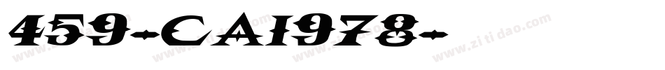 459-cai978字体转换